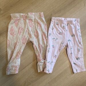 6M baby girl leggings bundle